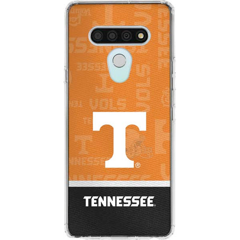University of Tennessee Split Jersey LG Stylo 6 Clear Case
