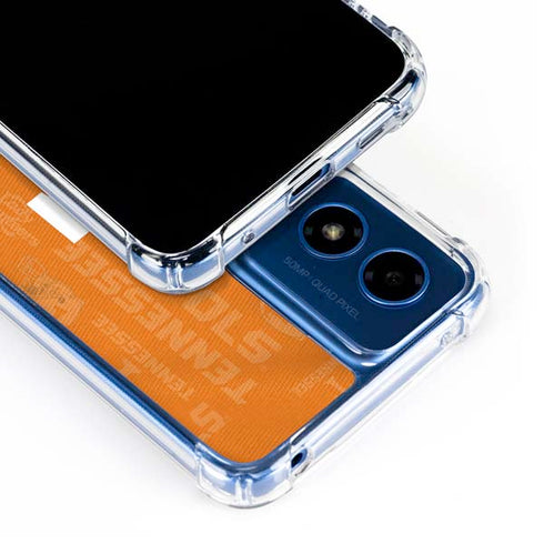 University of Tennessee Split Jersey Moto G 5G (2024) Clear Case