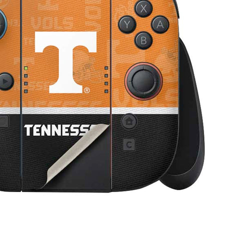 University of Tennessee Split Jersey Nintendo Switch 2 (2025) Joy-Con Controller Skin