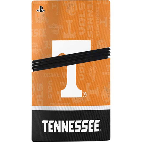 University of Tennessee Split Jersey PS5 Pro Disk Console Skin