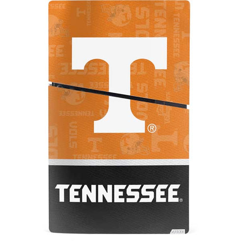 University of Tennessee Split Jersey PS5 Slim Digital Edition Console Skin
