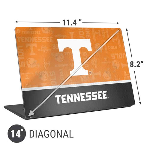University of Tennessee Split Jersey Universal Laptop 14in (11.4 x 8.2in) Skin