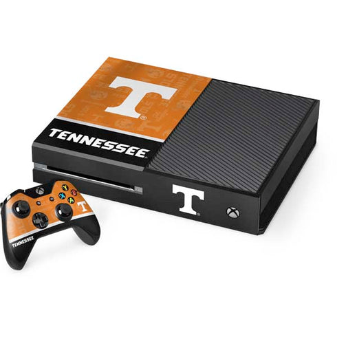 University of Tennessee Split Jersey Xbox One Console and Controller Bundle Skin