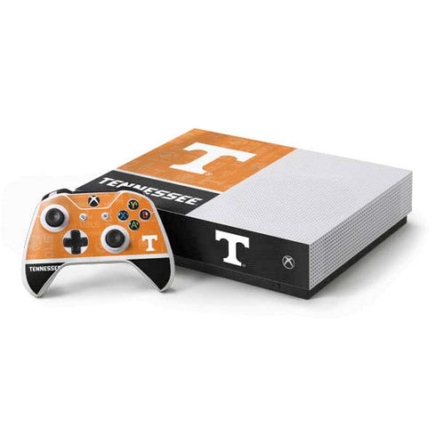 University of Tennessee Split Jersey Xbox One S All-Digital Edition Bundle Skin