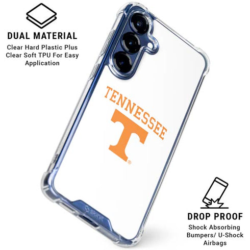 University of Tennessee-Knoxville Collegiate Text Galaxy S25 Clear Case