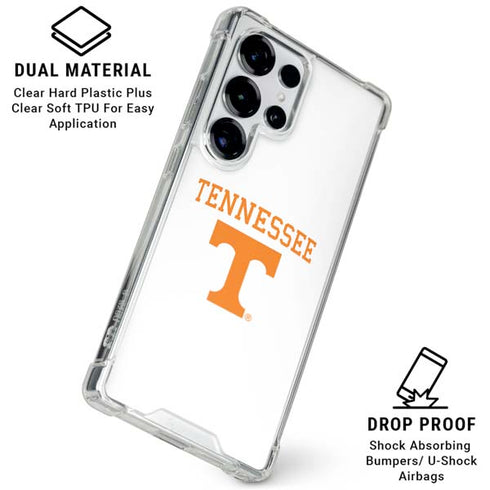 University of Tennessee-Knoxville Collegiate Text Galaxy S25 Ultra Clear Case