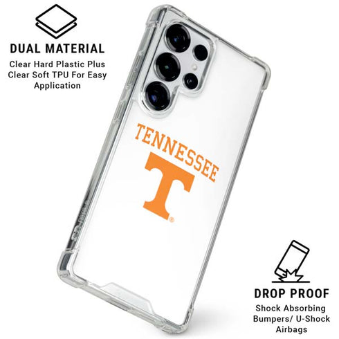 University of Tennessee-Knoxville Collegiate Text Galaxy S26 Ultra Clear Case