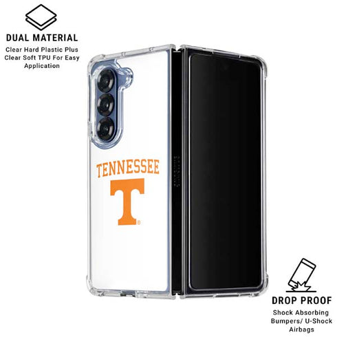 University of Tennessee-Knoxville Collegiate Text Galaxy Z Fold6 Clear Case