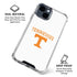 University of Tennessee-Knoxville Collegiate Text iPhone 15 Plus Clear Case