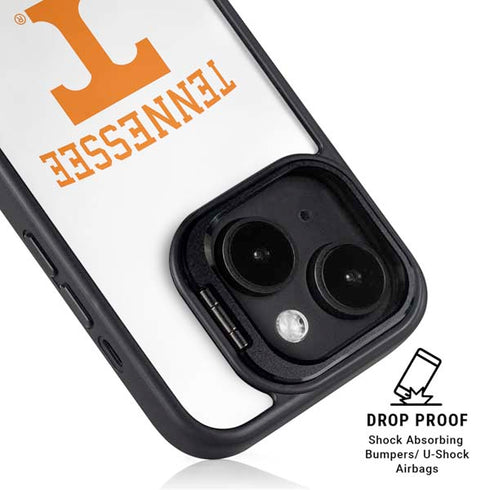 University of Tennessee-Knoxville Collegiate Text iPhone 15 Plus Kickstand Case