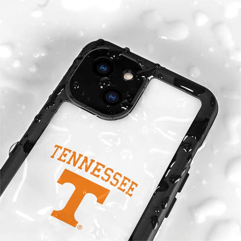 University of Tennessee-Knoxville Collegiate Text iPhone 15 Plus Waterproof Case