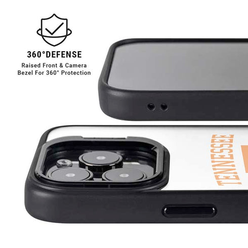 University of Tennessee-Knoxville Collegiate Text iPhone 15 Pro Kickstand Case