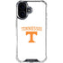 University of Tennessee-Knoxville Collegiate Text iPhone 16 Plus Clear Case