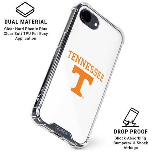 University of Tennessee-Knoxville Collegiate Text iPhone 16e Clear Case