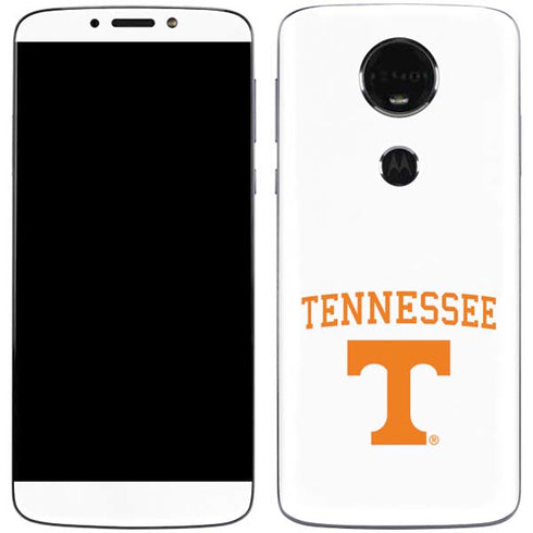 University of Tennessee-Knoxville Collegiate Text Moto E5 Plus Skin