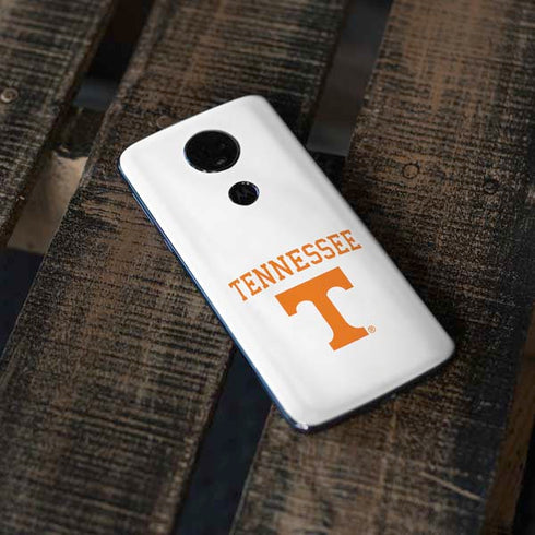 University of Tennessee-Knoxville Collegiate Text Moto E5 Plus Skin