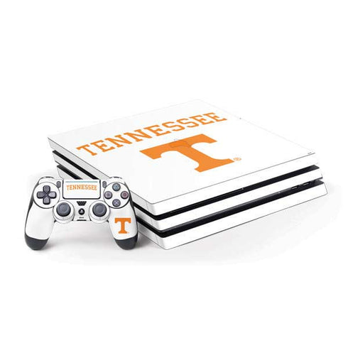 University of Tennessee-Knoxville Collegiate Text PlayStation PS4 Skins