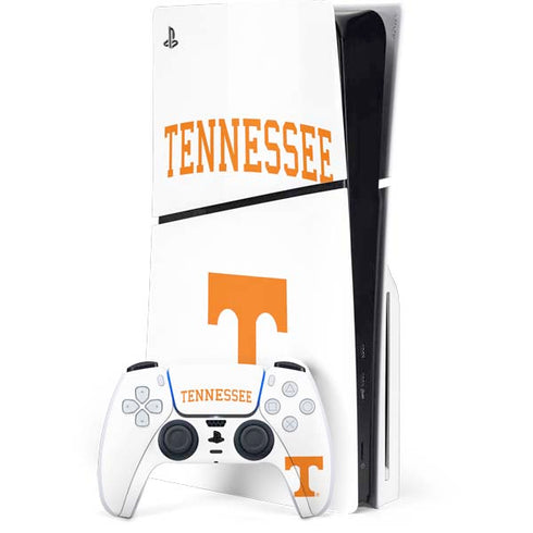 University of Tennessee-Knoxville Collegiate Text PlayStation PS5 Skins