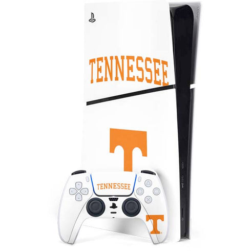 University of Tennessee-Knoxville Collegiate Text PlayStation PS5 Skins