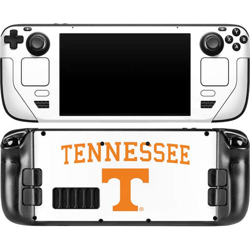 University of Tennessee-Knoxville Collegiate Text Steam Deck Handheld Gaming Computer OLED Skin