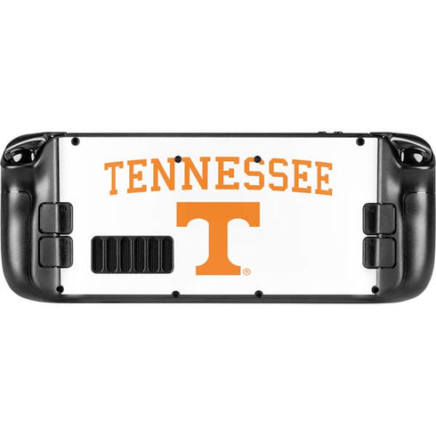 University of Tennessee-Knoxville Collegiate Text Steam Deck Handheld Gaming Computer Skin