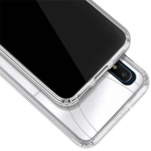 University of Tennessee White Jersey Galaxy A10e Clear Case