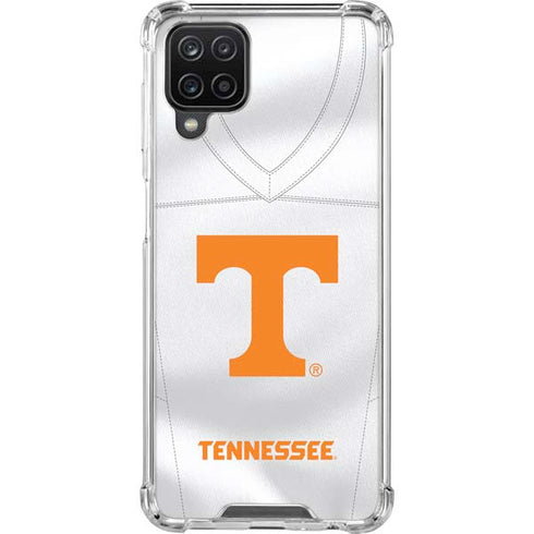 University of Tennessee White Jersey Galaxy A12 Clear Case