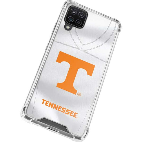 University of Tennessee White Jersey Galaxy A12 Clear Case
