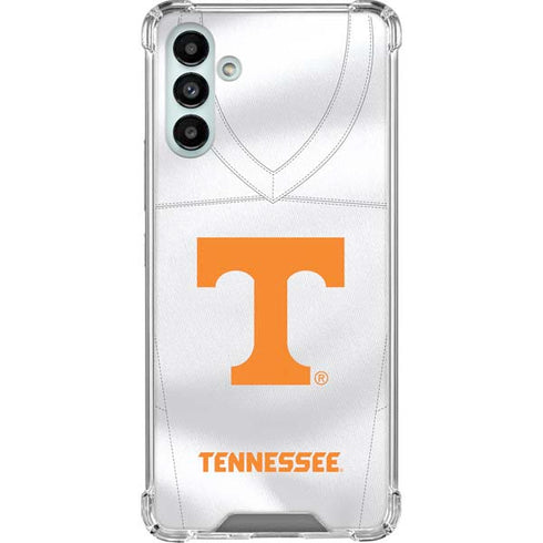 University of Tennessee White Jersey Galaxy A13 5G Clear Case