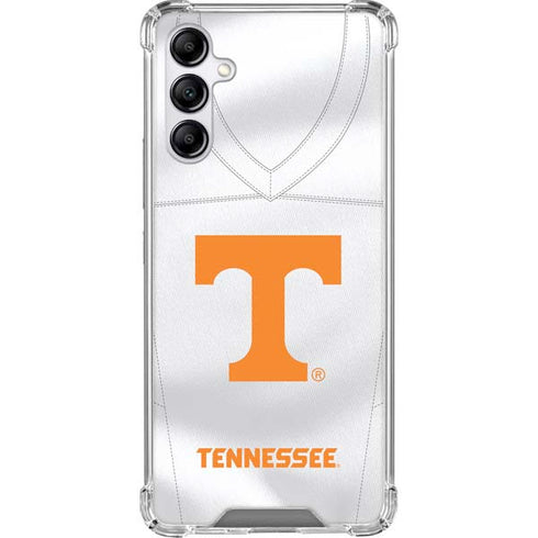 University of Tennessee White Jersey Galaxy A14 5G Clear Case