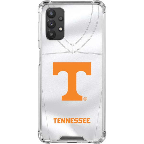 University of Tennessee White Jersey Galaxy A32 5G Clear Case