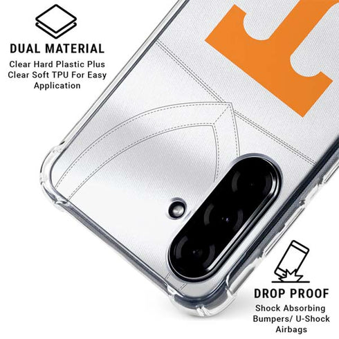 University of Tennessee White Jersey Galaxy A36 5G Clear Case