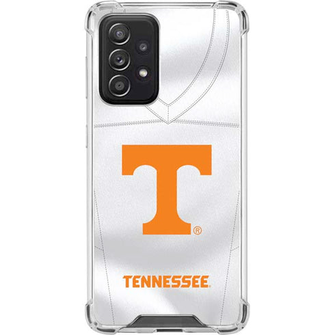 University of Tennessee White Jersey Galaxy A52 5G Clear Case