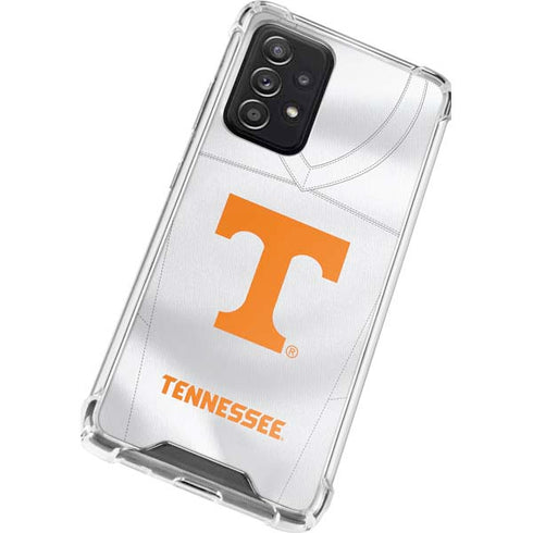 University of Tennessee White Jersey Galaxy A52 5G Clear Case