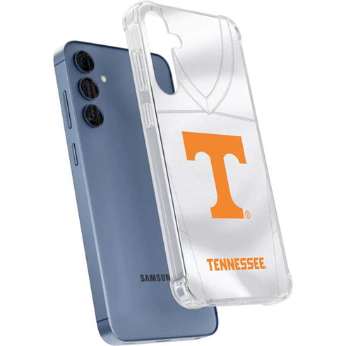 University of Tennessee White Jersey Galaxy A55 5G Clear Case