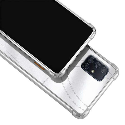 University of Tennessee White Jersey Galaxy A71 5G Clear Case