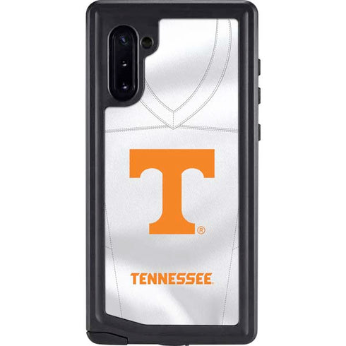 University of Tennessee White Jersey Galaxy Note 10 Waterproof Case