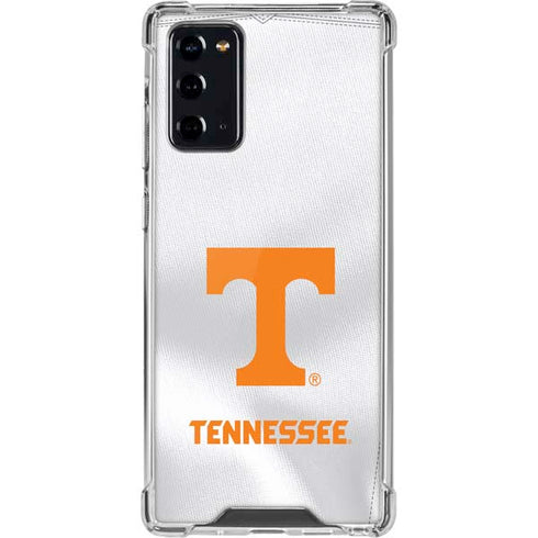 University of Tennessee White Jersey Galaxy Note20 5G Clear Case