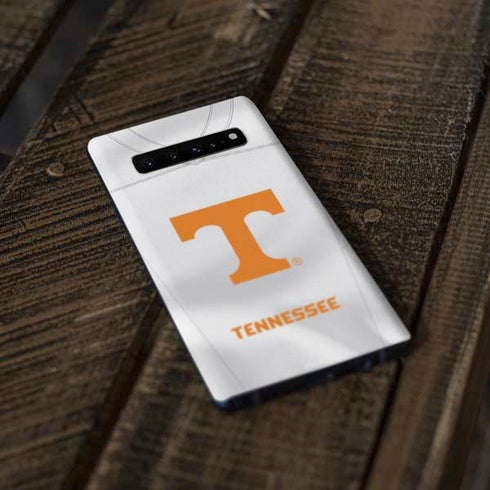University of Tennessee White Jersey Galaxy S10 Plus Skin