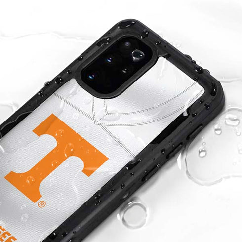 University of Tennessee White Jersey Galaxy S20 Plus Waterproof Case