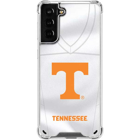 University of Tennessee White Jersey Galaxy S21 Plus 5G Clear Case