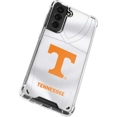 University of Tennessee White Jersey Galaxy S21 Plus 5G Clear Case