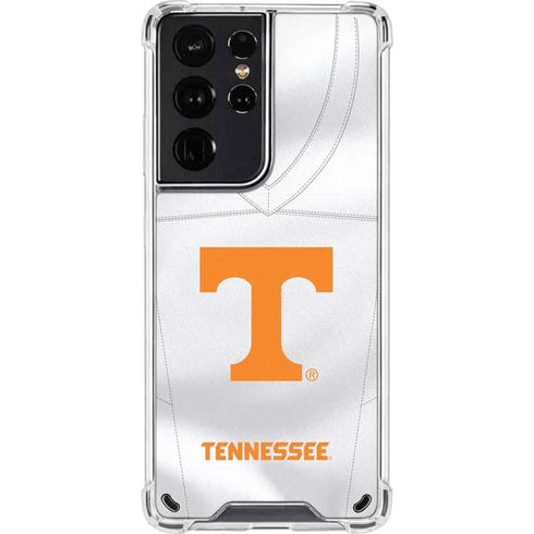 University of Tennessee White Jersey Galaxy S21 Ultra 5G Clear Case