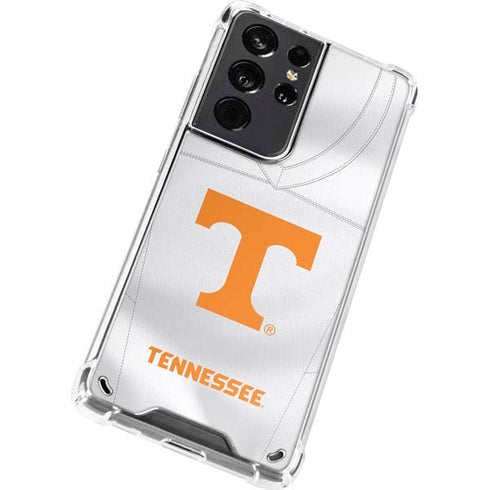 University of Tennessee White Jersey Galaxy S21 Ultra 5G Clear Case