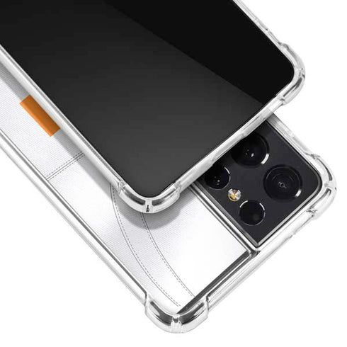 University of Tennessee White Jersey Galaxy S21 Ultra 5G Clear Case