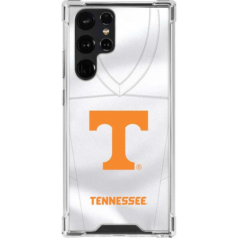 University of Tennessee White Jersey Galaxy S22 Ultra Clear Case