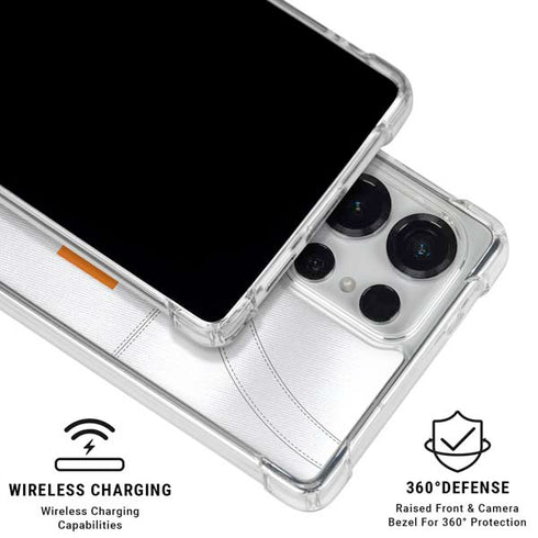 University of Tennessee White Jersey Galaxy S25 Ultra Clear Case