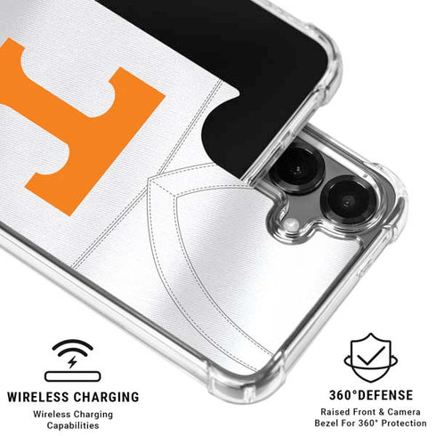 University of Tennessee White Jersey Galaxy S26 Clear Case