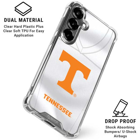 University of Tennessee White Jersey Galaxy S26 Plus Clear Case
