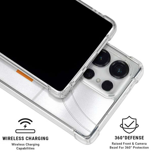University of Tennessee White Jersey Galaxy S26 Ultra Clear Case